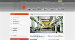 Desktop Screenshot of cromoplastica.com