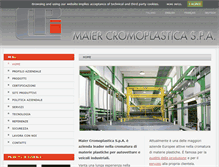 Tablet Screenshot of cromoplastica.com